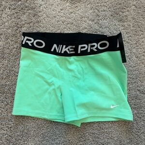 Nike Mint Green Athletic Shorts